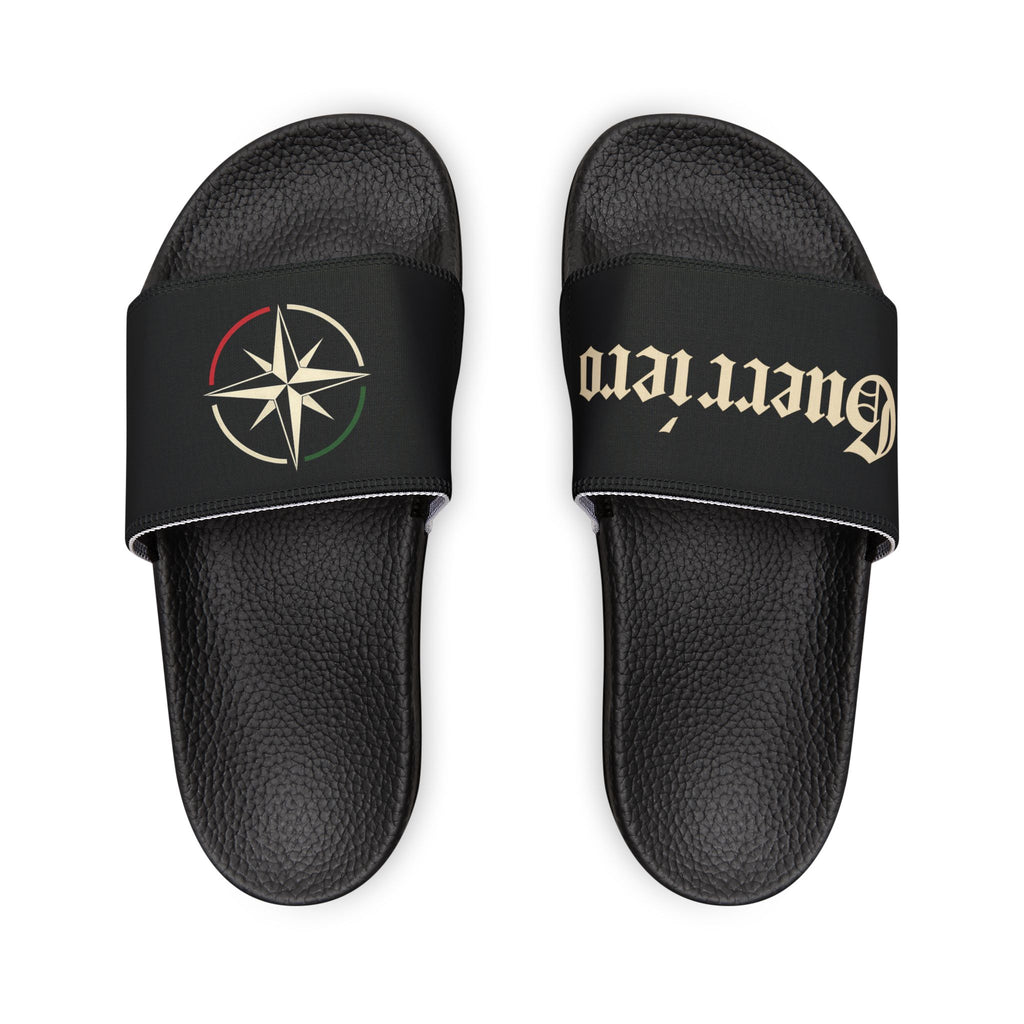 Guerriero OG PRIMO Men's Removable-Strap Slide Sandals — Adjustable Black Comfort Slides