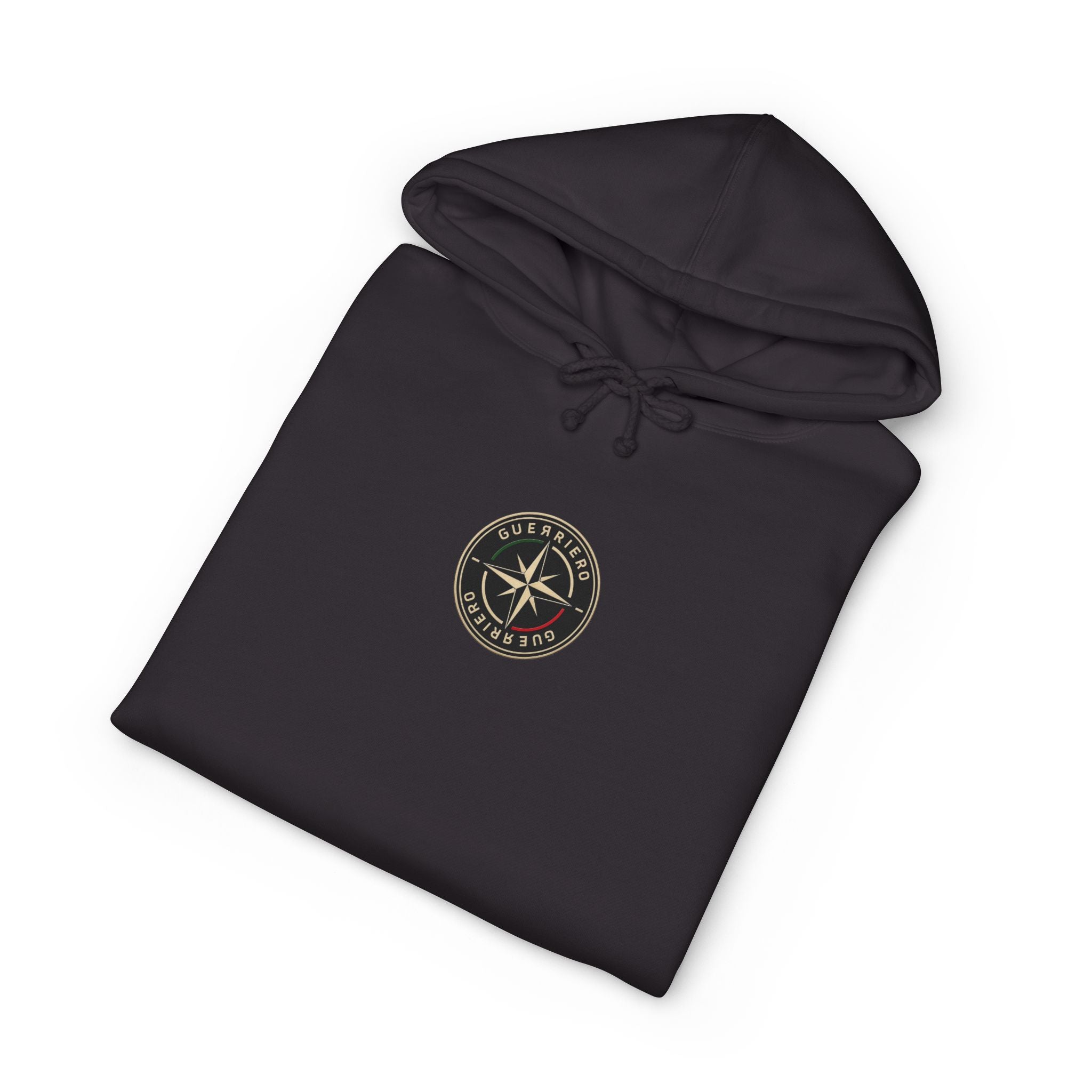 Guerrero Pullover Hoodie — Distressed Cross Graphic Hooded Sweatshirt