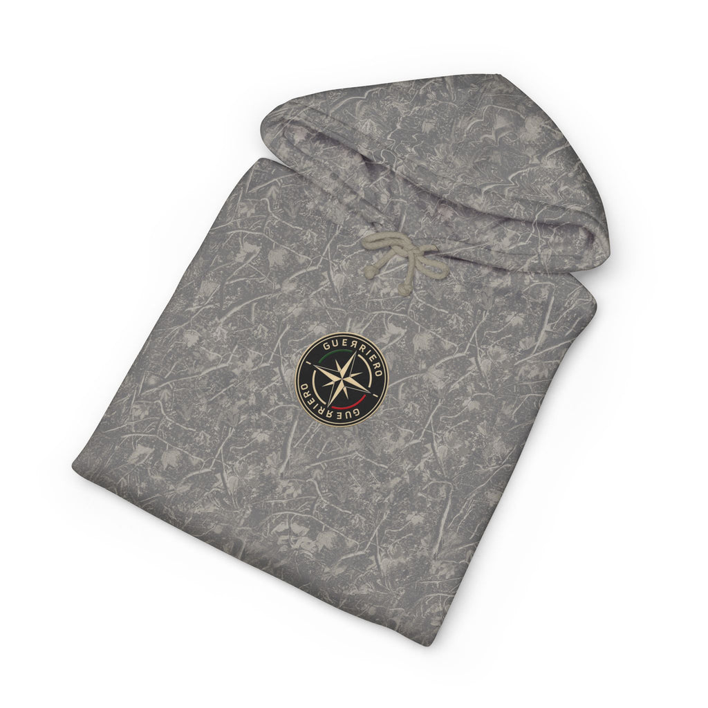 Guerrero Pullover Hoodie — Distressed Cross Graphic Hooded Sweatshirt