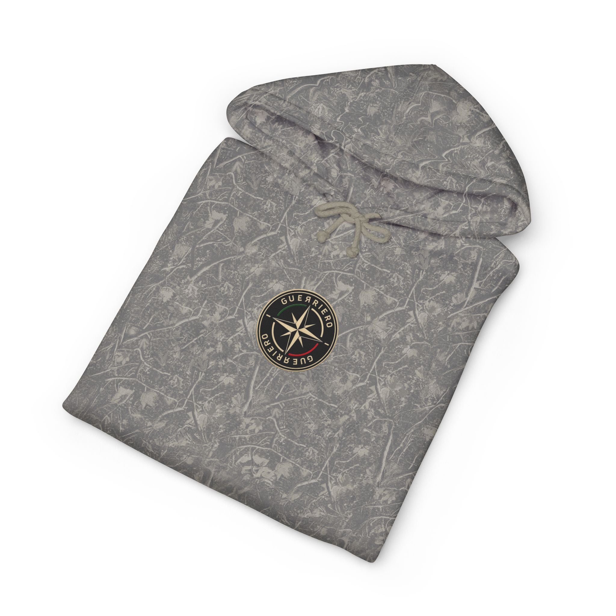 Guerrero Pullover Hoodie — Distressed Cross Graphic Hooded Sweatshirt