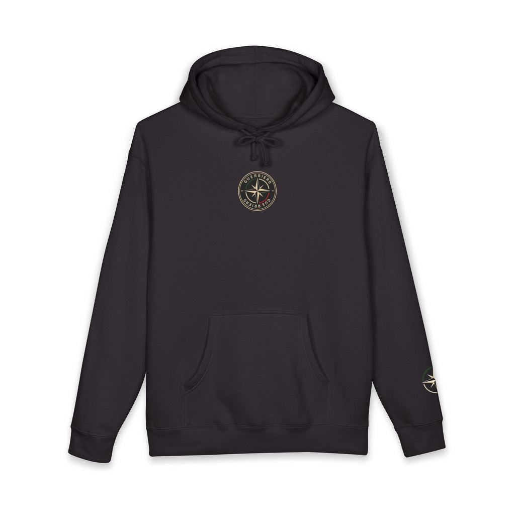 Guerrero Pullover Hoodie — Distressed Cross Graphic Hooded Sweatshirt