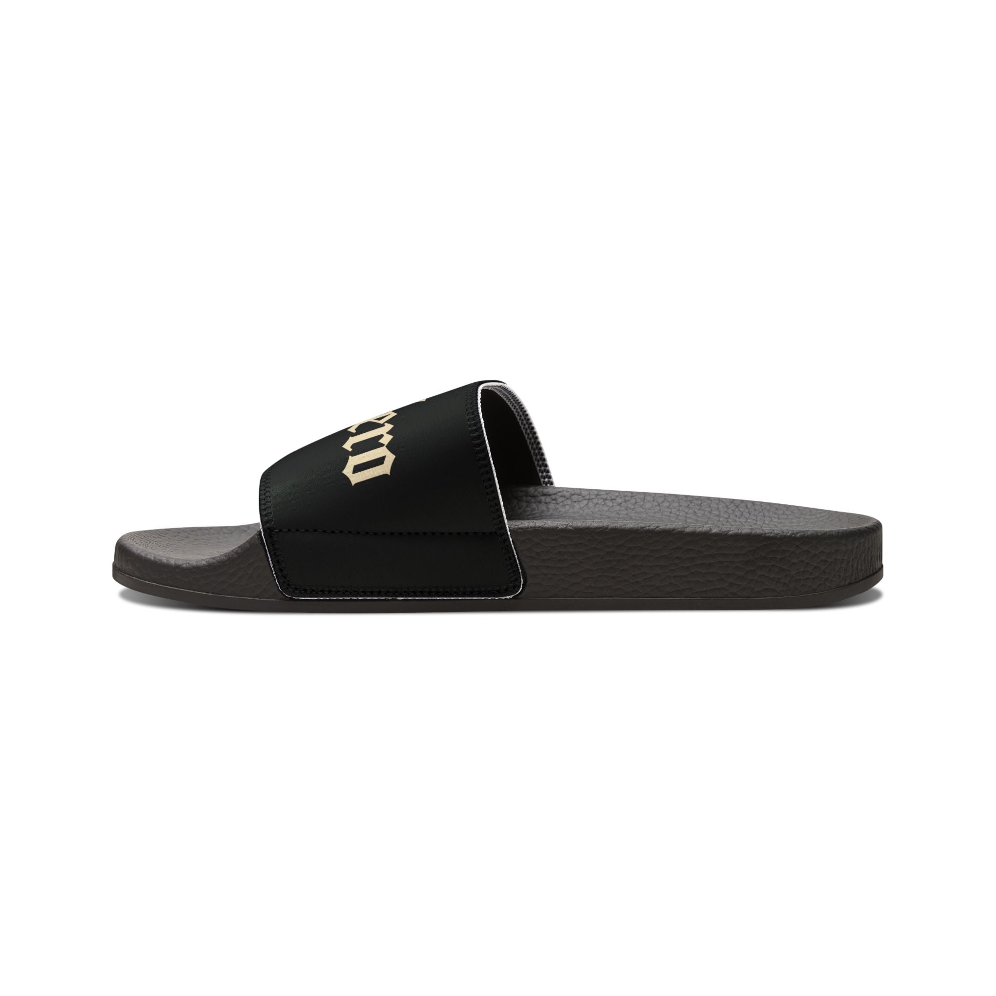 Guerriero OG PRIMO Men's Removable-Strap Slide Sandals — Adjustable Black Comfort Slides