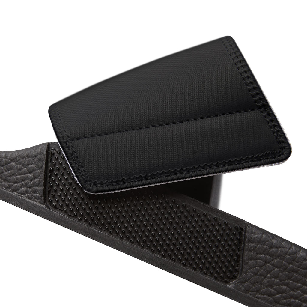 Guerriero OG PRIMO Men's Removable-Strap Slide Sandals — Adjustable Black Comfort Slides
